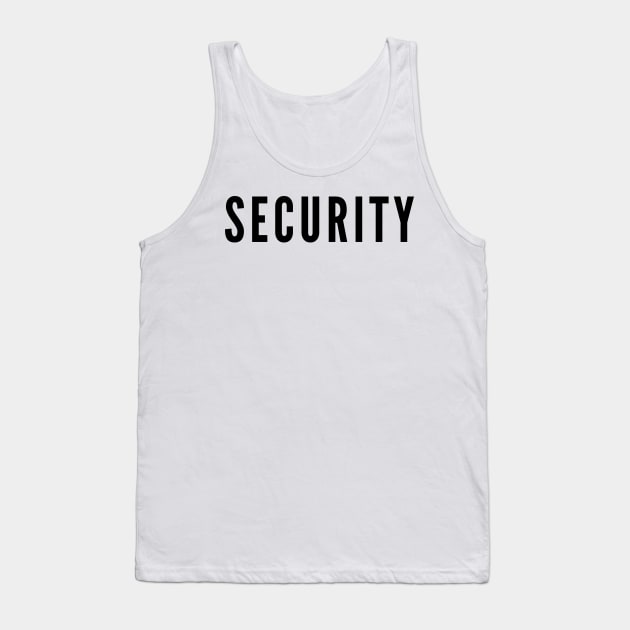 Security Tank Top by Myartstor 